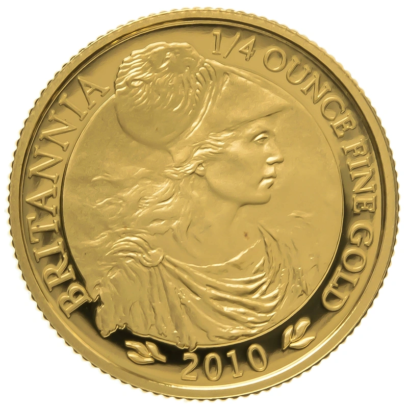 2010 Quarter Ounce Proof Britannia Gold Coin