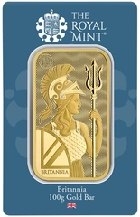 100g Gold Britannia Minted Bar