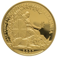 2007 Half Ounce Proof Britannia Gold Coin