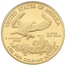 2012 Proof American Eagle Gold Coin 1oz Boxed