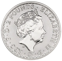 2023 1oz Silver Britannia Coin Queen Elizabeth II