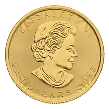 2022 Half Ounce Gold Maple