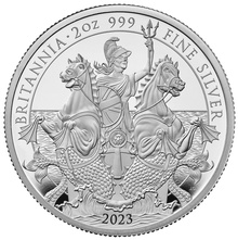 2023 Britannia 2oz Silver Proof Coin Boxed