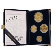 1996 Proof Gold Eagle 4-Coin Set Boxed