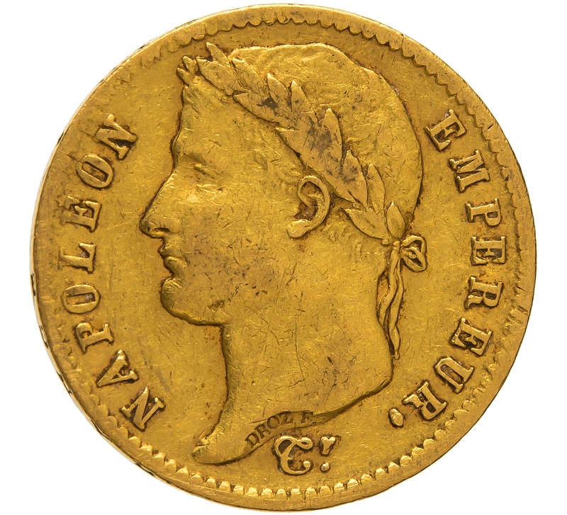 1812 20 French Francs Gold Coin Napoleon I W