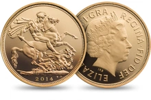 2014 Gold Proof Sovereign Three Coin Set - Fourth Portrait