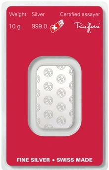 Argor-Heraeus 10 Gram Silver Bar