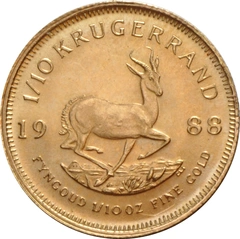 1988 1/10oz Krugerrand Gold Coin