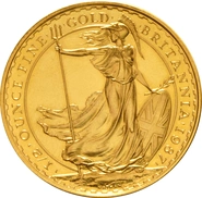 1987 Half Ounce Britannia Gold Coin