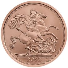 2023 75th Birthday of King Charles Struck on the Day Gold Sovereign Boxed