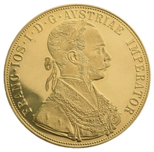 Gold Austrian 4 Ducat 1915