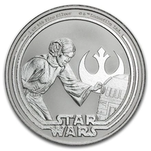 2025 1oz Silver Star Wars Princess Leia Silver Coin