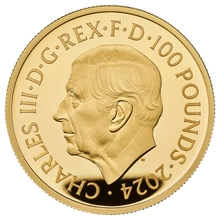 2024 Royal Mint 1oz Year of the Dragon Proof Gold Coin Boxed