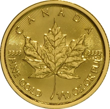 2017 1/10oz Canadian Maple Leaf Gold Coin