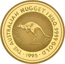 1kg Gold Australian Nugget 1995