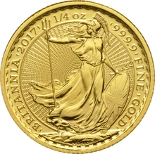 2017 1/4oz Gold Britannia Coin