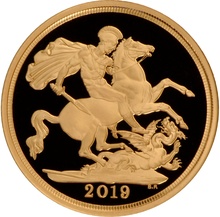 Gold Proof 2019 Sovereign Boxed