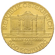 1992 Quarter Ounce Gold Austrian Philharmonic