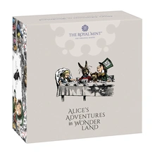 2021 1oz Alice's Adventures in Wonderland Proof Gold Coin Boxed