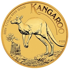 2024 1/10oz Australian Kangaroo Gold Nugget Coin