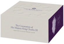 2023 £5 Gold Crown Coronation of King Charles III Proof Coin Boxed