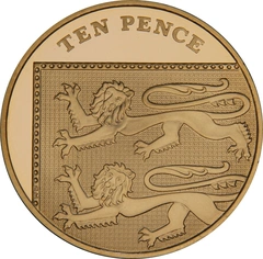 2015 Proof Gold 10p Coin Royal Shield Fourth Portrait