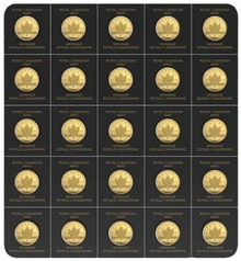 2022 MapleGram 25 x 1g Gold Coins