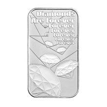 1oz Diamonds are Forever James Bond 007 Silver Bar