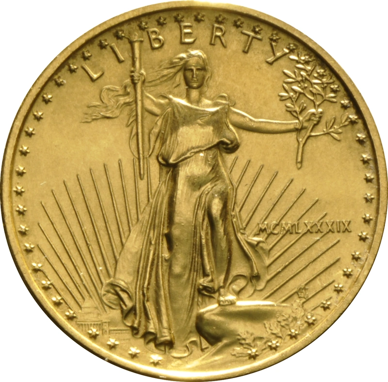1989 1/4oz American Eagle Gold Coin MCMLXXXIX
