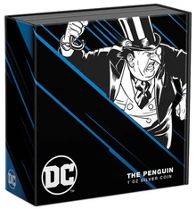 2023 The Penguin DC Villains 1oz Proof Silver Coin Boxed
