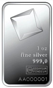 Valcambi 1oz Silver Bar