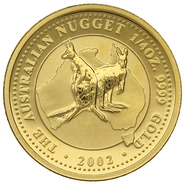2002 Quarter Ounce Gold Australian Nugget