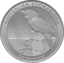1 Kilo 2016 Silver Kookaburra Coin