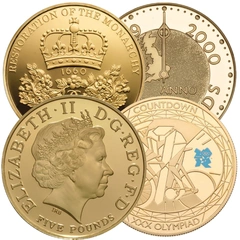 Gold Quintuple Sovereign