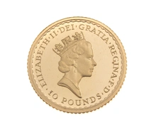 1994 Proof Britannia Tenth Ounce boxed with COA