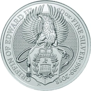 10oz Silver Coin, The Griffin - Queen's Beast