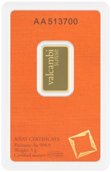 5g Gold Bar Valcambi