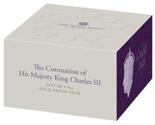 2023 1/4oz Gold Coronation of King Charles III Proof Coin Boxed
