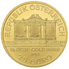 2012 1/4oz Austrian Gold Philharmonic Coin