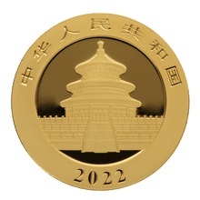 2022 30g Gold Chinese Panda Coin
