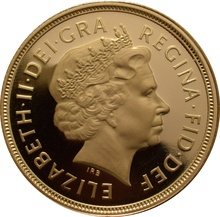 2008 Gold Sovereign - Elizabeth II Fourth head - Proof No box