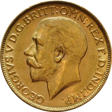 1918 Gold Sovereign - King George V - M
