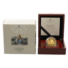 2021 1oz Through the Looking-Glass Proof Gold Coin Boxed