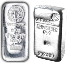 500g Silver Bars