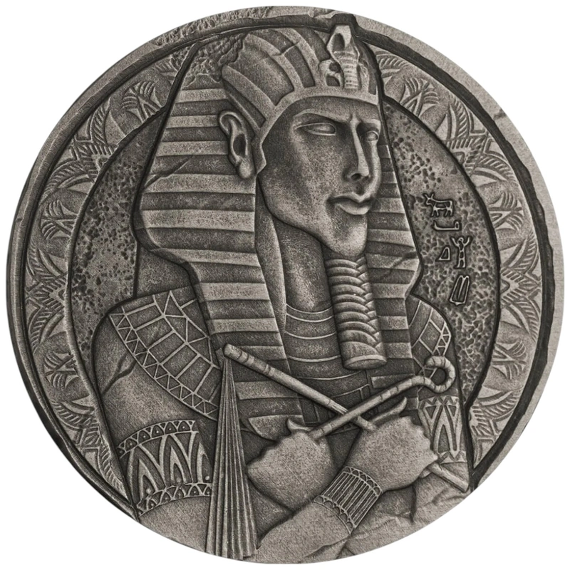 Egyptian Relics Pharaoh Amenhotep IV Silver Coin 2oz