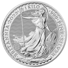 2023 1kg Silver Britannia Coin King Charles III