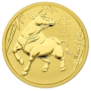 2021 Perth Mint Half Ounce Year of the Ox Gold Coin