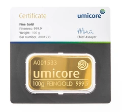 100g Gold Bars