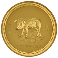 2007 10oz Year of the Pig Lunar Gold Coin
