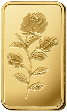 5g Gold Bar Rosa Minted PAMP